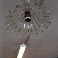 Lampadario in vetro di murano anni 50