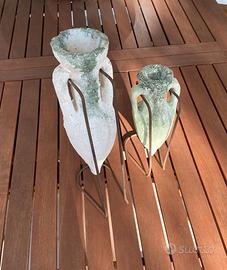 Coppia di Anfore Decorative Stile Antico