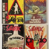 satanik n. 113,114,115,116 lotto di 4 albi Corno 