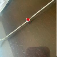 Tennis di pandora cuore rosso