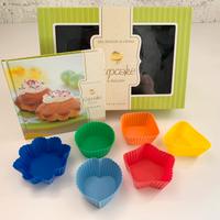 6 Stampi per Cupcake con Libro [NUOVO]