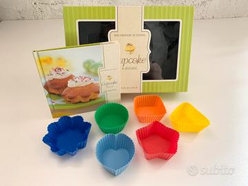 6 Stampi per Cupcake con Libro [NUOVO]