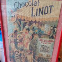 poster pubblicitario puzzle Lindt