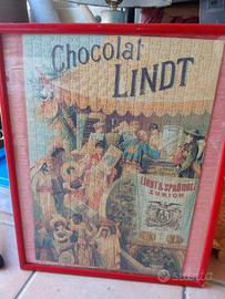 poster pubblicitario puzzle Lindt