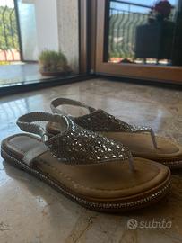 Infradito con strass