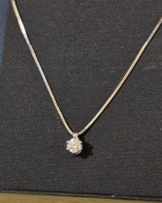 girocollo con Diamante 