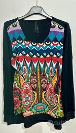 Desigual donna t-shirt taglia L