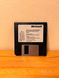 Dischetto Microsoft Windows 95 avvio installazione