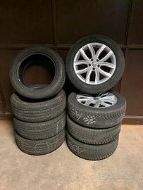 X Volkswagen Tiguan gomme estive ed invernali