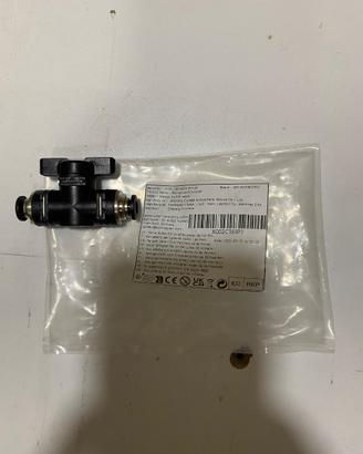 Connettore Pneumatico 6mm Nero, Valvola di Regolaz