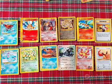 Collezione rare carte pokemon