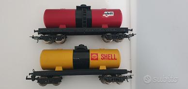 Lima Trenini H0 Coppia cisterne.