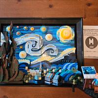 Lego la notte stellata Van Gogh 21333