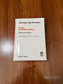 Corso di diritto pubblico, Rescigno 