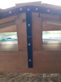 Struttura in legno per box auto o rimessa
