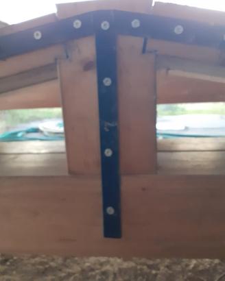 Struttura in legno per box auto o rimessa