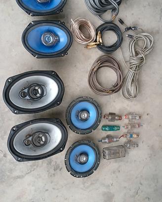 Materiale impianto audio 