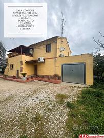 CASA SINGOLA con due APPARTAMENTI con ingresso aut