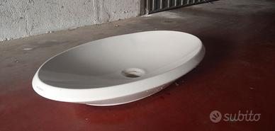 Lavabo da appoggio ARTCERAM ovale in ceramica