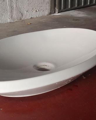 Lavabo da appoggio ARTCERAM ovale in ceramica