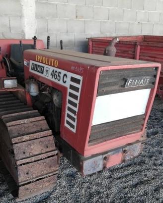 Trattore Fiat 465c cingolato ore 3089 anno 1985
