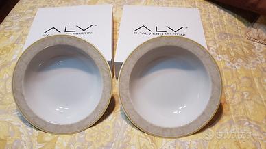 Insalatiere in porcellana by Alviero Martini