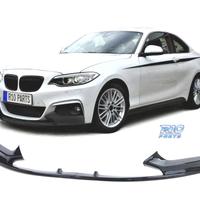SPOILER LIP BMW F22 F23 LOOK M PERFORMANCE NERO LU