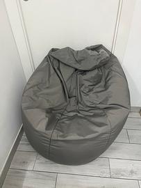 Pouf poltrona sacco Avalon L Jive grigio