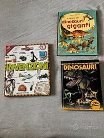 Libri sui dinosauri e invenzioni