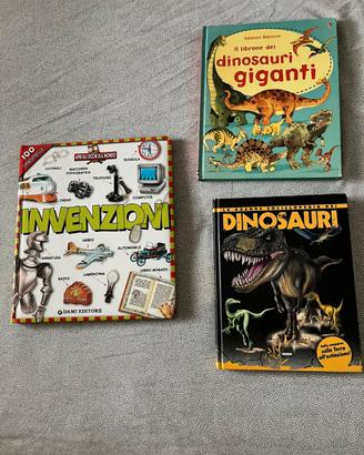 Libri sui dinosauri e invenzioni