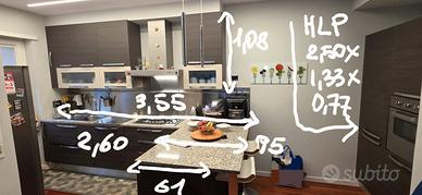 Cucina Veneta Cucine angolare con penisola + forno