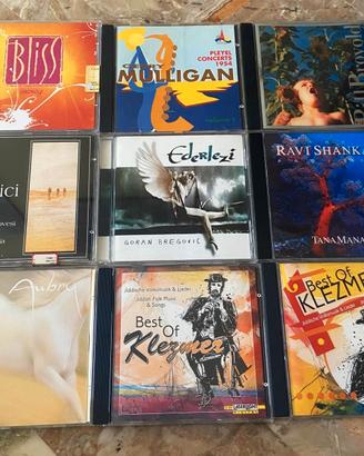 lotto 9 cd jazz world come da descrizione 