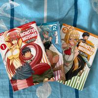 Monster Musume manga vol 1,2,3