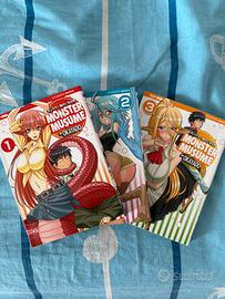 Monster Musume manga vol 1,2,3