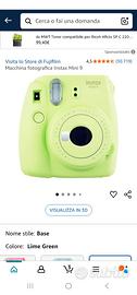 Fujifilm insta Mini 9 fotocamera instantanea