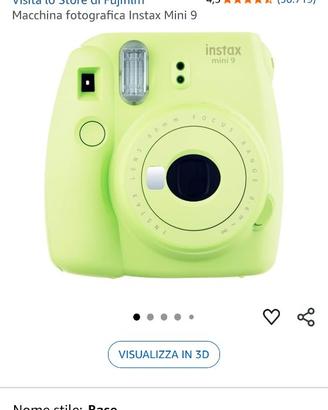 Fujifilm insta Mini 9 fotocamera instantanea