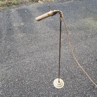 lampada lettura da poltrona prima metà del 900