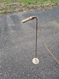 lampada lettura da poltrona prima metà del 900