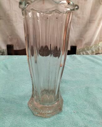 Vaso in cristallo pesante anni 70 