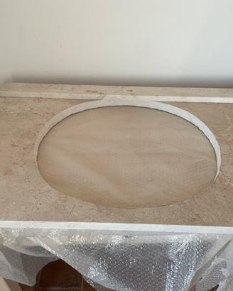 lavabo bagno e lastra in marmo e battiscopa abbi