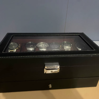 Elegante Scatola Porta Orologi e Gioielli – 12 Pos