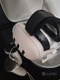 meta quest 3 con accessori