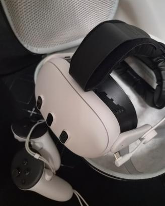 meta quest 3 con accessori