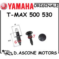 Rivetti in plastica YAMAHA 20 pezzi ORIGINALI