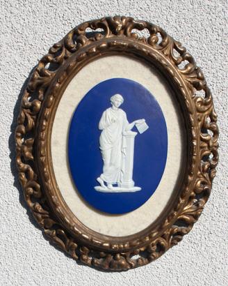 Wedgwood- Jasper Plaque " CALLIOPE " 1850 / 1860-