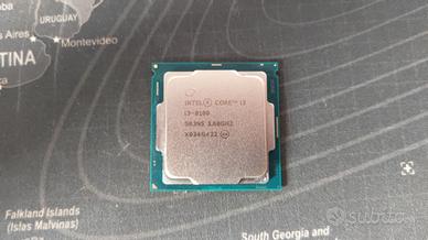 CPU Intel i3 8100 LGA 1151 - TRATTABILE