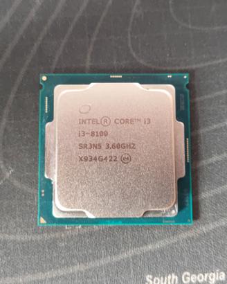 CPU Intel i3 8100 LGA 1151 - TRATTABILE