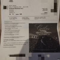 Geolier concerto Arena di Verona  2 biglietti