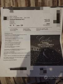 Geolier concerto Arena di Verona  2 biglietti