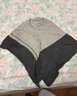 Poncho donna cashmere